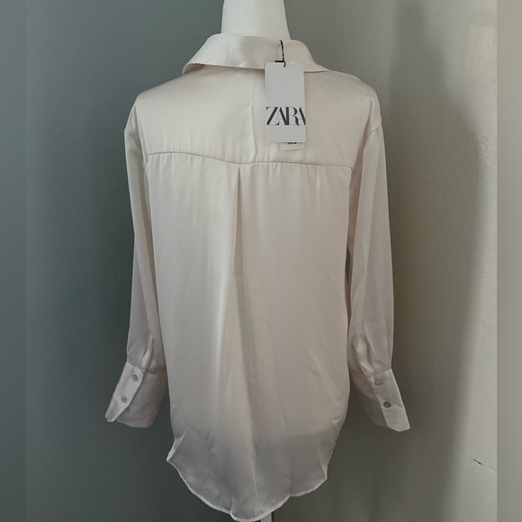 Zara satin effect blouse - Picture 5 of 6